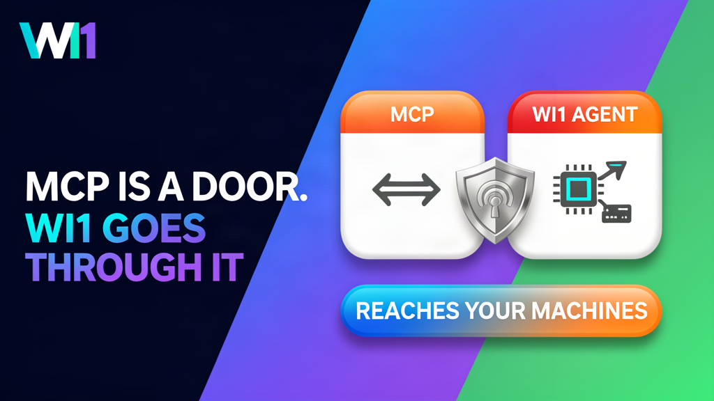 Does WI1 use MCP? Where the protocol fits, and why your machines need more